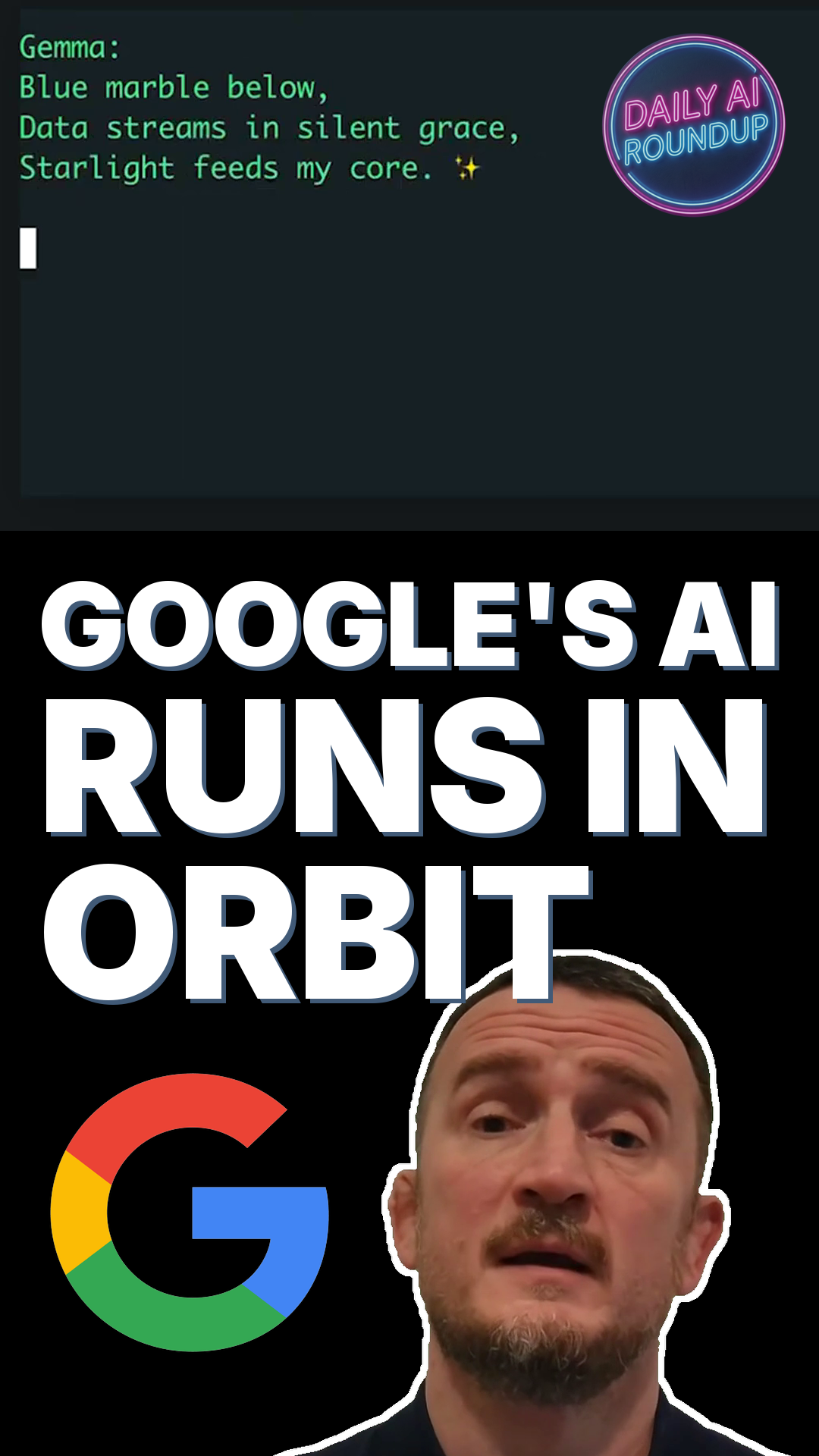Google's Project Suncatcher Runs AI In Orbit And Sends Back A Haiku