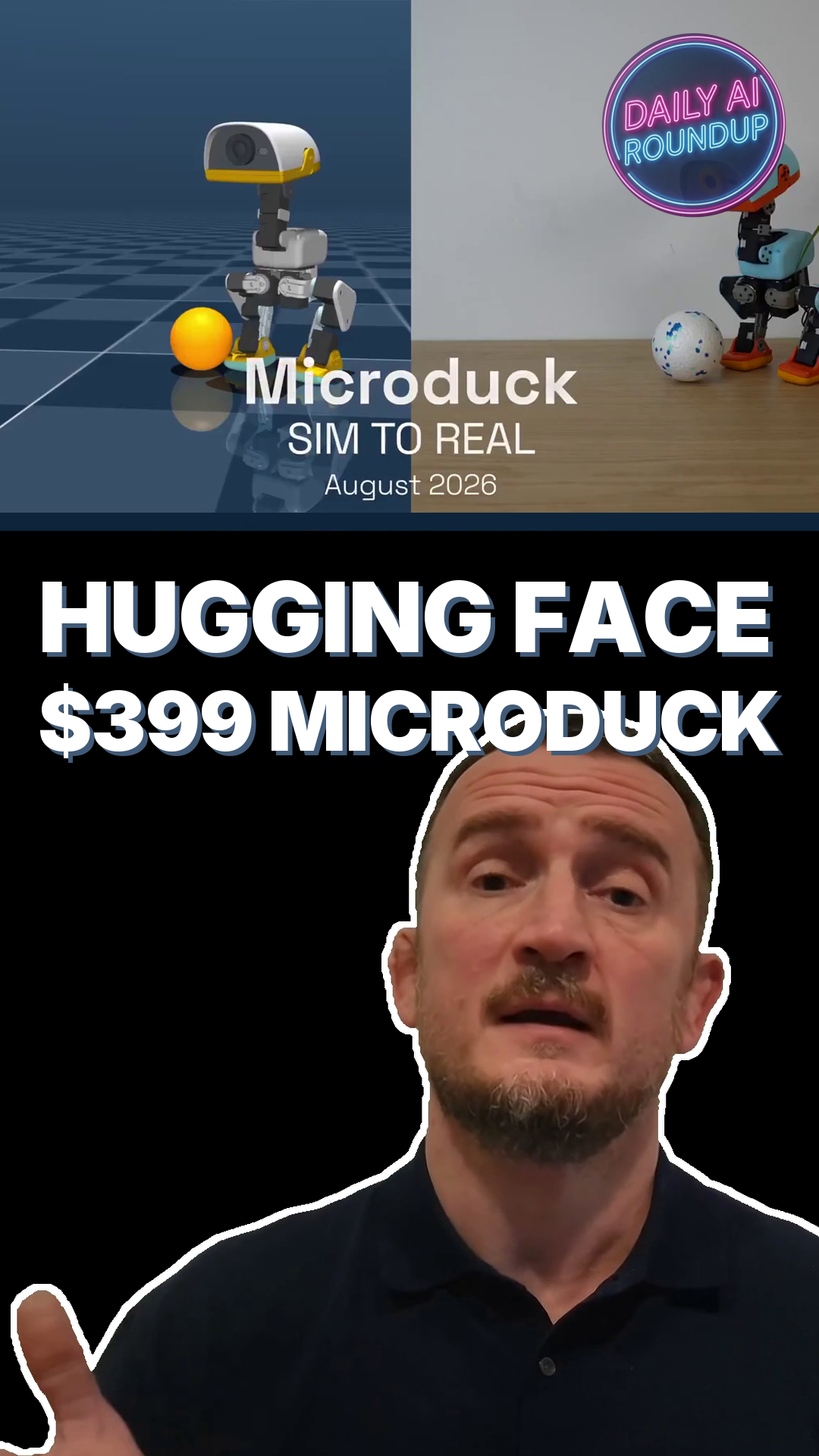 Hugging Face Unveils Microduck: A $399 Open-Source Robot