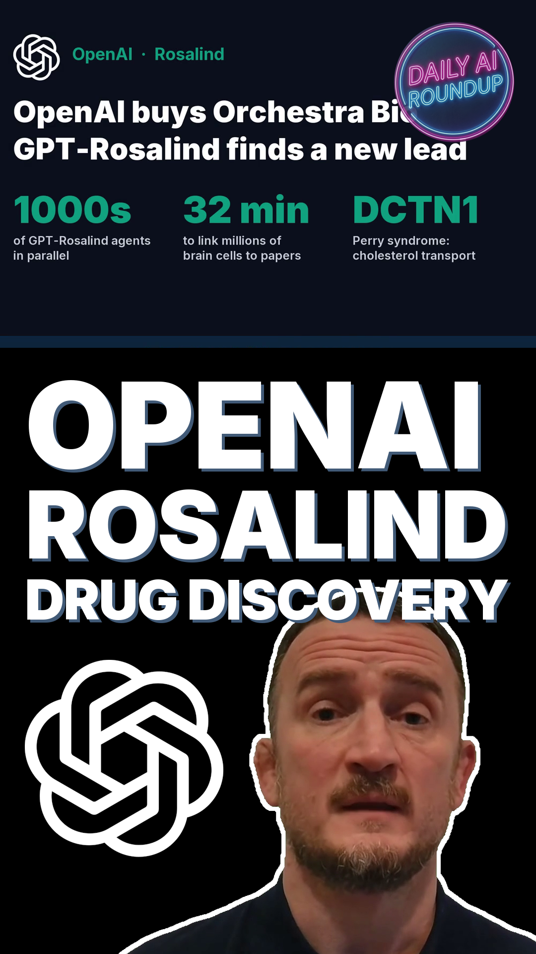 OpenAI Buys Orchestra Bio As GPT-Rosalind Agents Find A New Lead In Neurodegeneration