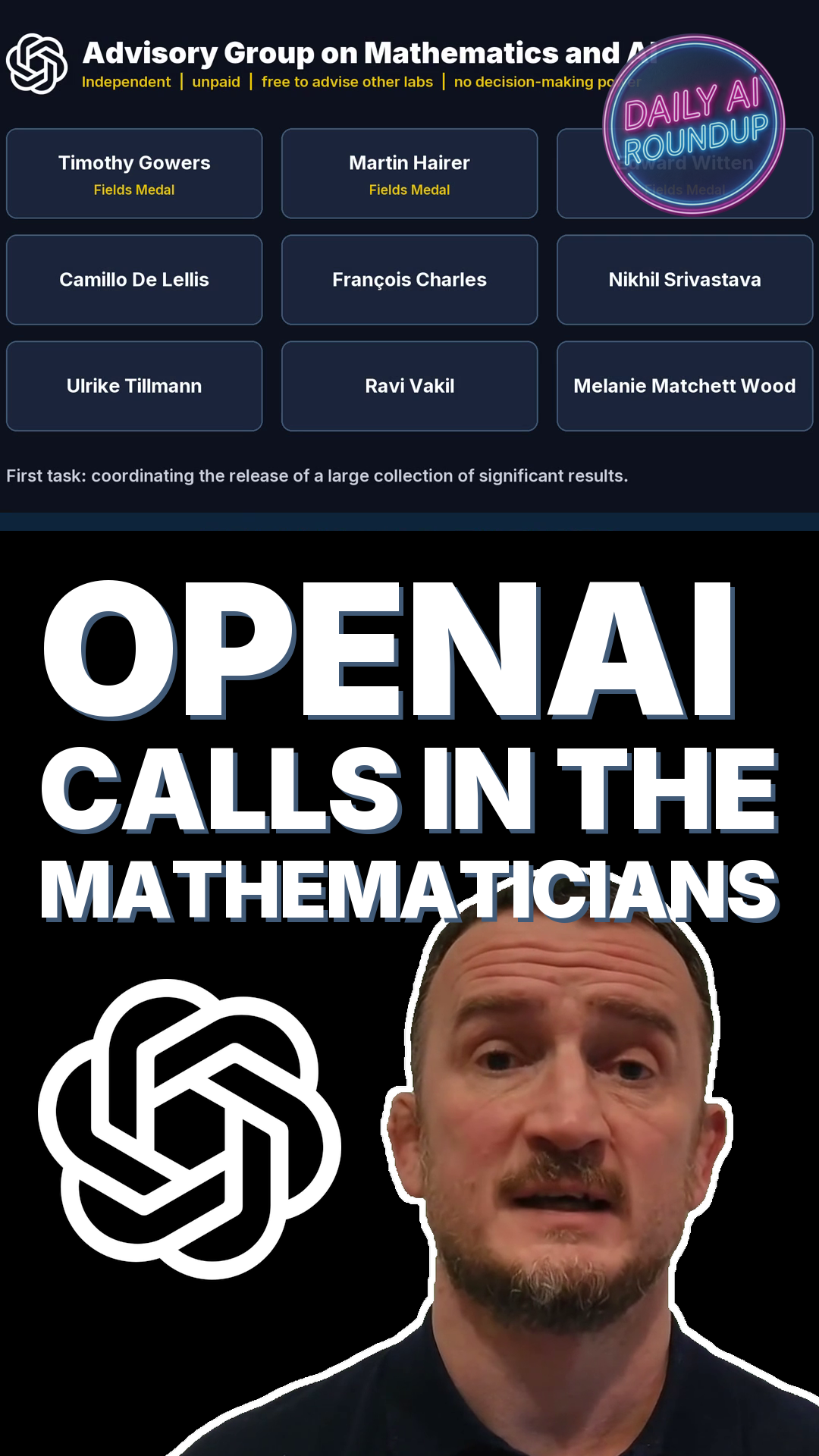OpenAI Recruits Fields Medallists To Advise On How It Announces AI Maths Results