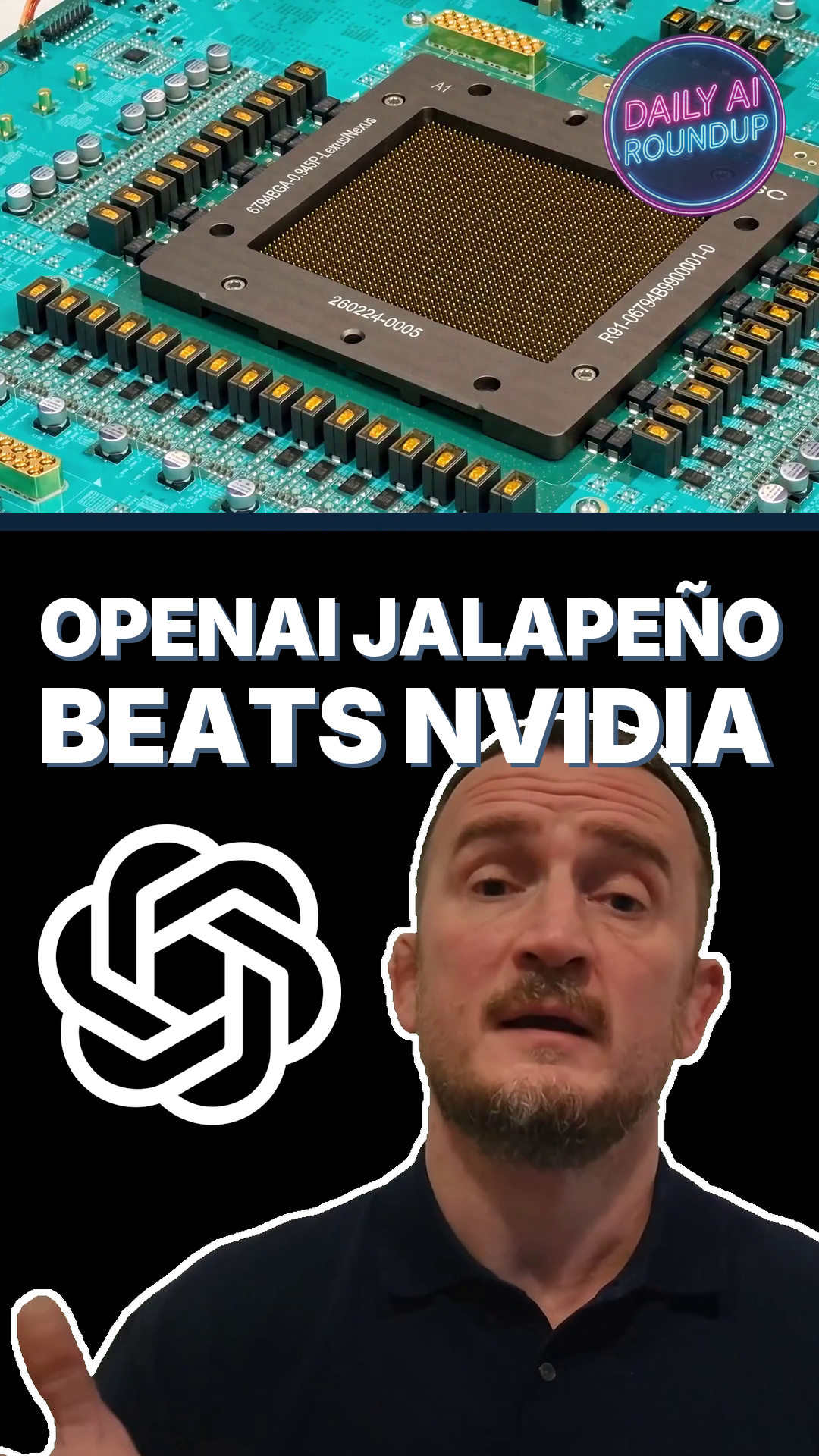 OpenAI's Jalapeño Chip Beats Nvidia On Inference Speed And Power