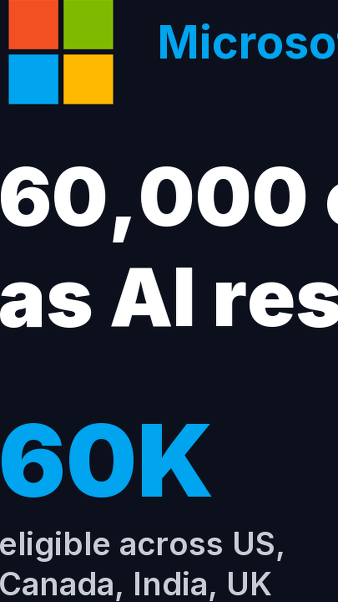 Microsoft Offers Buyouts To 60,000 Employees As It Reshapes For AI