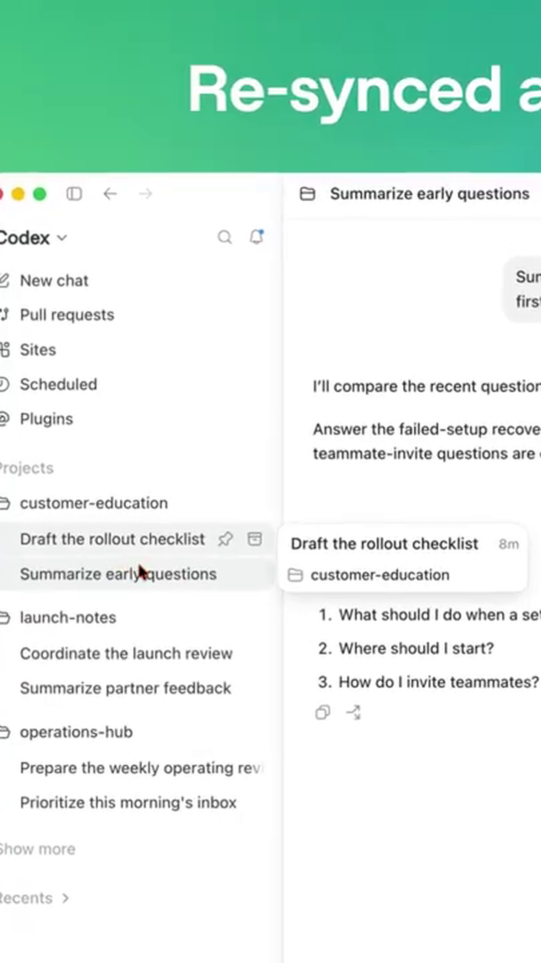 OpenAI Syncs ChatGPT Work And Codex So Agents Share Context