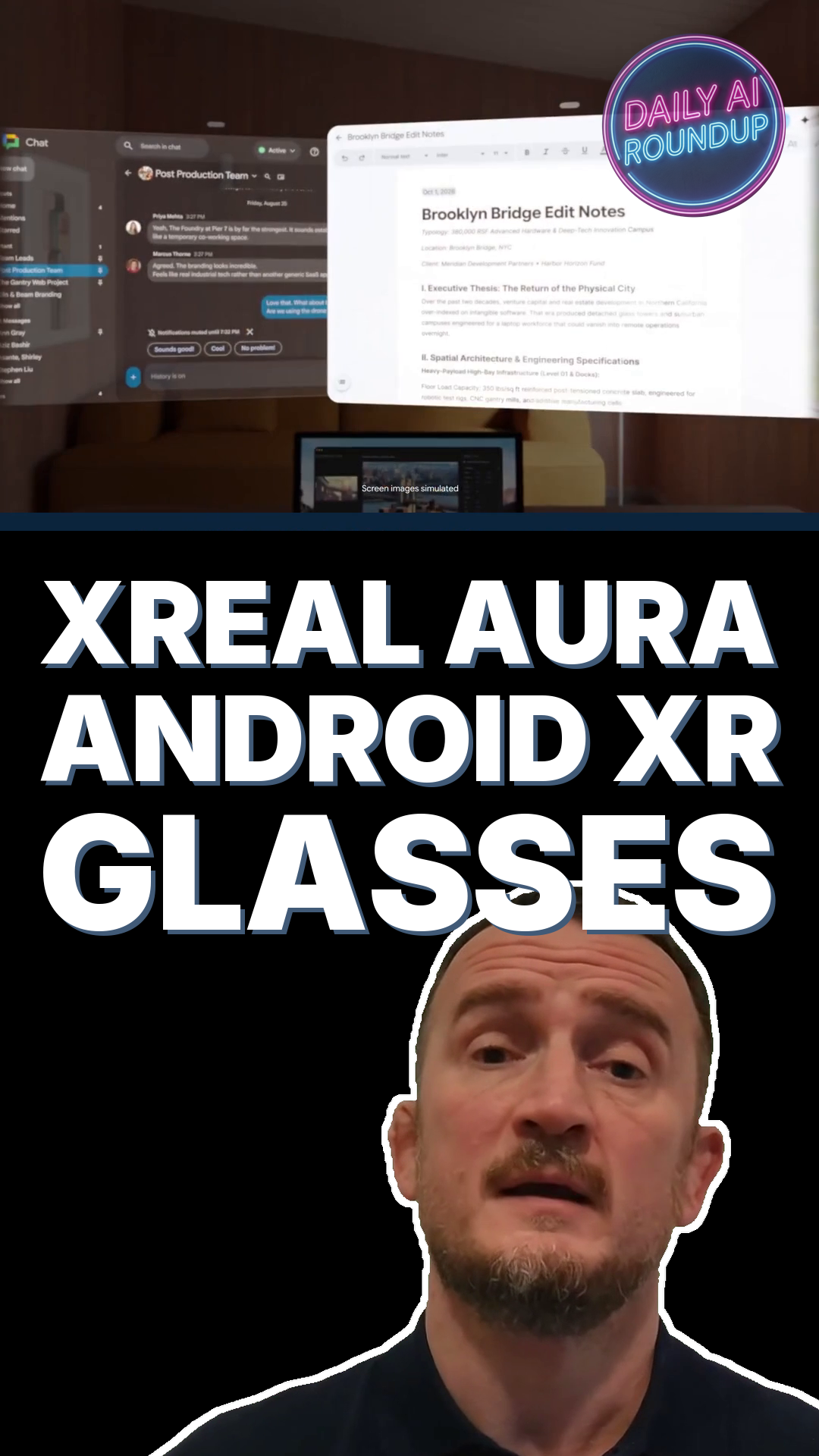 XREAL AURA Are The First Wired Glasses Running Android XR